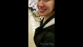 Fucked a worker at the mall, facial and cumwalk thru store-Harmoney Reign
