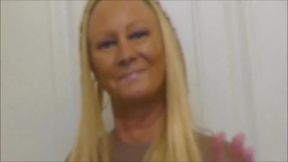 Tied up with Wank Over My Tits Cumshot & Sex Toy Fucking