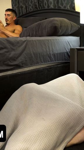 Hot Twink Learns How to Jerk Off and Practices With His Step Uncle's Big Dick   Clip 1