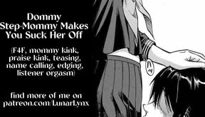 Dommy Step-Mommy Chokes Good Girl on Gushing Pussy Squirt Flood