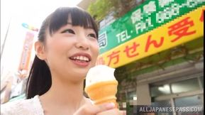 Japanese Beauty in Black Stockings - Seductive & Sultry Performance