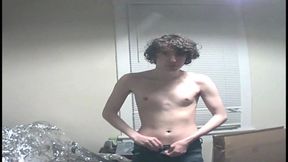 Stripping, Collaring Myself, and Jerking off!