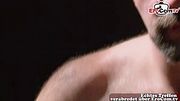 Hairy gay bears fuck each other anal without a condom