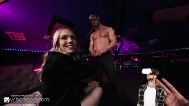 VR Bangers: Busty Blonde Wants Anal in A Hardcore Threesome With Two Huge Dicks pt.2
