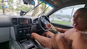 Naked in the Car