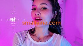 Nude Seductive Thai Doing Strip Dancing In Shower After School