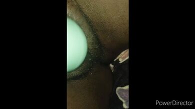 Masturbating in the dark alley while in the car