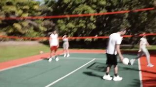 UNLEASH THE BEAST Busty Anais Amore SMASHES Volleyball Court with HER ATOMIC PUSSY