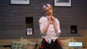 Pale Karol Gajda Gets Horny And Takes His Meat After A Study Session!