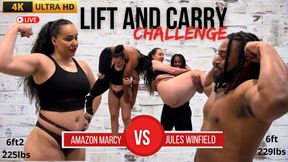 Lift and Carry Challenge #25 - Amazon Marcy vs Fitness Tall Jules Winfield