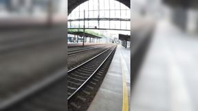 VIP4K  Young first time riding in the train