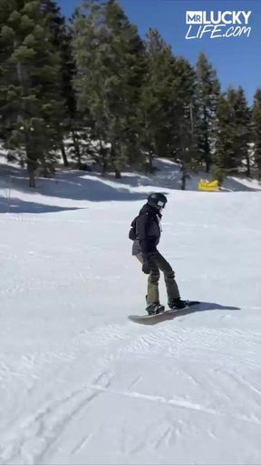 Snowbird Charlotte Sins Cruising Out In The Cold Alps