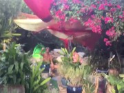 Naked Handstand Skateboarding