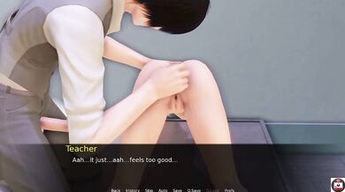 Teacher's Route ruined the blonde while class played