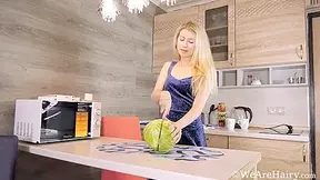 Candy Rose In Masturbates In Her Kitchen