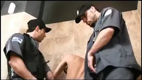 Hung Latinos Threesome Toilet Fuck