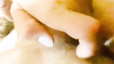 Horny and high- finger fucking my ass until orgasm