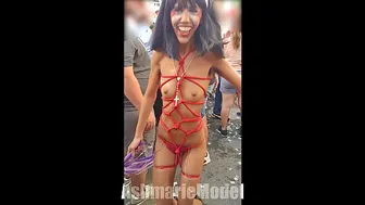 Dancing Nip Slip Upskirt Public