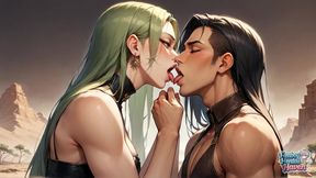 Transvestite Desert Cumshot Spectacle! a Nude Femboy Bangs a Slutty Hoe in a Super-hot Porn Video!