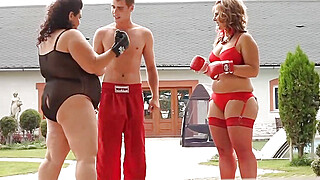 BBW Domination By The Pool