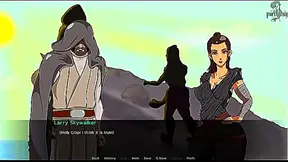 Rey Tempts Her Master with Sensual Blowjob Teases in Hot Star Wars Hentai Action