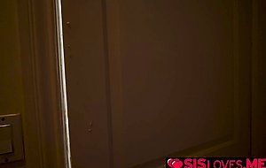 Stepbrother helping out his stepsister to have some sexual experience