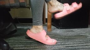 Sole Siren pink sandals shoeplay