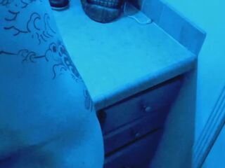 Masturbating & Wax Play in Hannibal Mask