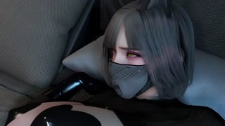 3D BBW slut wearing hot lingerie got fucked by BBC