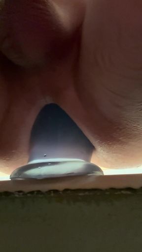 Ass Test with a Huge Plug
