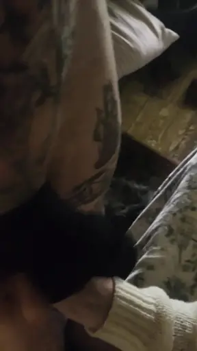 Goode Girl Nylonplay with Hubby's Cock and Balls