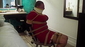 Fem Gurl Slave Is Kept Tied Up And Gagged