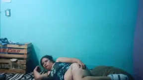 It rides me on the bed