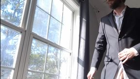 Boss Takes Coffee Break and Makes You Watch Him Masturbate