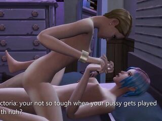 Hawt Lesbo Sex Between Rich Brat and Angsty Teen - sims 4 - CG animation