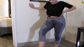 lizzy lamb totally wets her tight jeggings in embarrassment