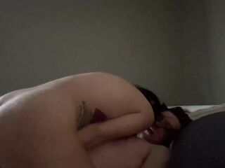 Lovely pliant girlfriend rides boyfriends BWC