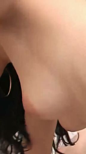 brown-haired teen wants to be fucked hard and wixxe in her face   Clip 2