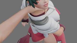 Overwatch Kiriko Rigid Torn up