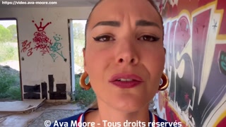 GIANT BUKKAKE - French Slut Sucks Strangers for Euro 2024 of Football