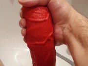 Donny goes deeper anal play