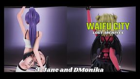 waifu city lost archives, jane and dmonika