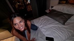 Squirt fucking with Apolonia's huge deepthroat cock