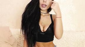 ”Brunette Sexy Girl Playing Her Snatch With Toy”