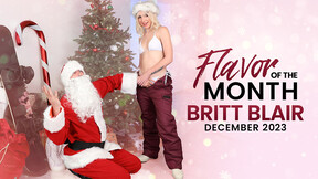 Hey Santa... I can't give you milk & cookies but here is my twat! - Britt Blair