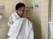 AFTER SHOWERING THIS VERGON GUY MASTURBATES