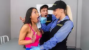 Full Cavity Search Pt. 1 Video With Nathaly Cherie, Polly Pons - Brazzers