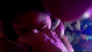 SouthMericanGoonRoom - BLACK BUNNIE CUM FACE