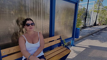 cheating Sis gets drilled by Stepbro on mom's stoop