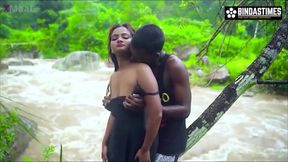 Indian couple captivates with daring passionate charm in thrilling intimate play